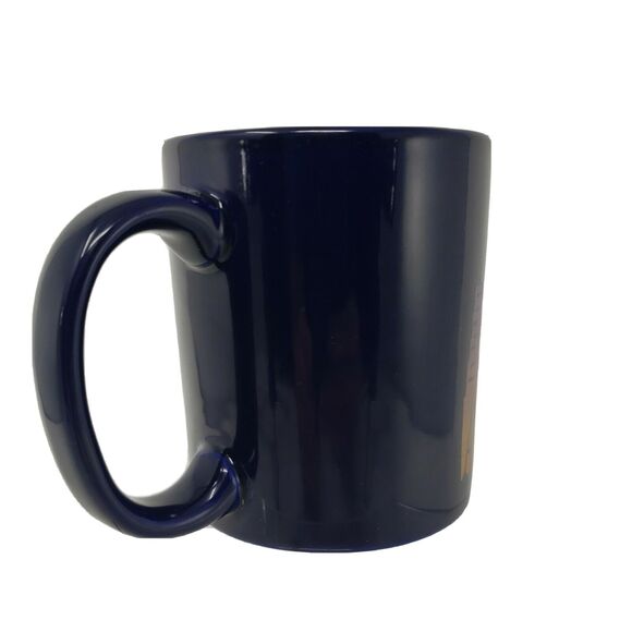 Atlanta Georgia USA Coffee Tea Mug Cup Cityscape Blue Gold with Handle Skyline - Picture 11 of 16